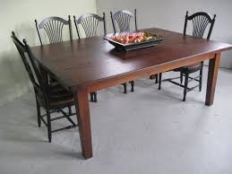 You can combine wooden dining tables with plastic or vintage iron chairs. Extra Wide Oak Dining Table Customized To Suit Your Space