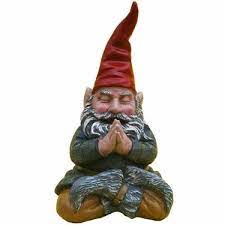 Meditating Gnome Funny Garden Gnomes Gnome Statues Gnomes