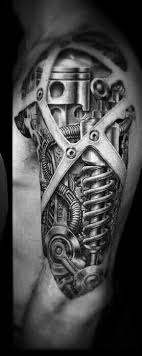 Mechanical Work Mechanical Arm Tattoo Biomechanical Tattoo Biomechanical Tattoo Design