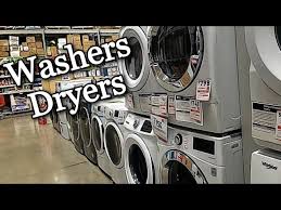 $280.00 premier appliance store new open box unit. Lowe S Washers Dryers Youtube