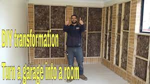 The owners lived there while their larger home was being renovated, and now use it as a guest house. How To Convert A Garage Into A Room Diy Transformation Youtube