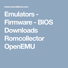 Emulators Firmware Bios Downloads Romcollector Openemu Firmware Xbox