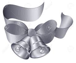 Download Silver Wedding Bells With Ribbon Royalty Free Cliparts Vectors And Stock Illustration Image 10318557