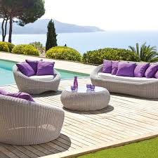 Salon De Jardin Java Gris Clair Violet 5 Places Salon De Jardin Table Et Chaise Salon De Jardin Des Meubles Colores Table Et Chaises