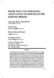 We did not find results for: Pdf From Text To Animation Adaptation Of Bawang Putih Bawang Merah Tengku Intan Marlina Tengku Mohd Ali And Atie A Academia Edu