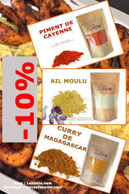 Epices Pour Encornet Par Lot De 3 Epiceslekanto Epices Alimentation Piment De Cayenne