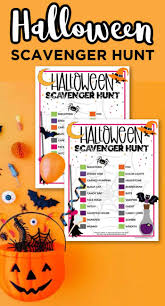 Many fun and educational games to print for free! Free Printable Halloween Scavenger Hunt Made With Happy