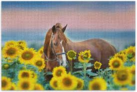 Finder is committed to editorial independence. Horse Sunflower Landscape Jigsaw Puzzles 500 Piece Artwork Puzzl Berkarat Com