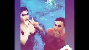 انجي خوري بلا ثياب مع أخوها و ملك جمال سوريا عبدالله الحاج الشيخ نيني  Syrian girl with swimsuit - YouTube