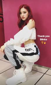 Blackpink Rose Instagram Story Roses Are Rosie White Outfit Blackpink Fashion Blackpink Rose Blackpink