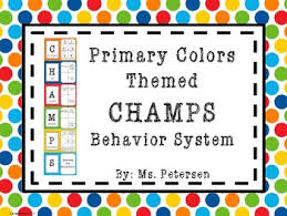 Primary Colors Champs Behavior System