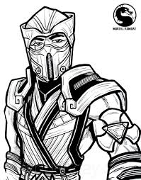 You may also furnish details as your child gets engrossed. Mortal Kombat Sub Zero 5 Coloring Page Free Printable Coloring Pages For Kids