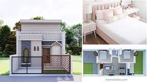 Selain memberikan kesan yang tidak. Desain Dan Denah Rumah Minimalis Terbaru Dengan Ornamen Islami Yang Elegan Homeshabby Com Design Home Plans Home Decorating And Interior Design
