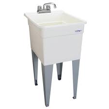 polypropylene floor mounted laundry tub