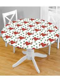 Shop for happy holiday vinyl tablecloths in table linens at walmart and save. Holiday Fitted Tablecloths Carolwright Com