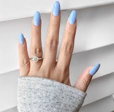 Almond nails is sponsored by its readers. Light Blue Almond Nails Trendy Nails Almond Shape Nails Light Blue Nails