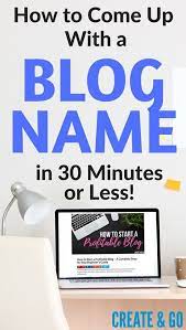 Ready To Learn How To Come Up With A Great Blog Name In Your Niche Without Spending Countless Hours Searching For Creati Blog Names Domain Name Ideas Blog Tips