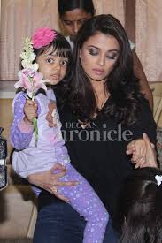 Aishwarya Rai Bachchan Takes Her Flower Girl Aaradhya To Work Francois durand / getty images.