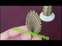 Igne Oyasi Yaprak Yapimi Igne Oyasi Modelleri Yapilisi Needlelace Leaf Youtube Yaprak Kurdele Isi Boncuk