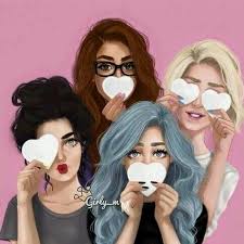 صور Girly M صداقة صور صديقات بنات جديدة Girly M صديقات سآرونهـة تشآن Girly M Bff Drawings Drawings Of Friends