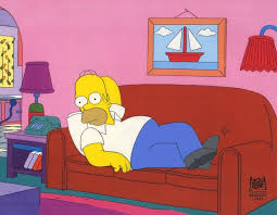 Kuvahaun tulos haulle homer simpson on couch