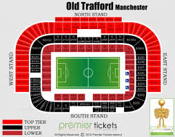 Curious Arsenal Seating Chart Old Trafford Detailed Seating