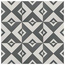 Merola Tile Twenties Vertex 7 3 4 X7 3 4 Ceramic F W Tile Frc8twev The Home Depot Ceramic Floor Merola Tile Flooring