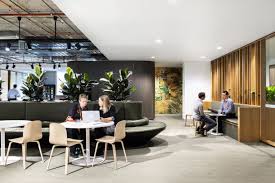 Origin Offices Brisbane Office Snapshots Workspace Design Work Cafe Office Collaboration Area