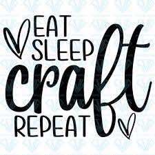 The cricut engraving tool is part of the quickswap tool system that. Wall Vinyl Svg Crafter Instant Svgdxfpng Eat Sleep Craft Repeat Svg Craft Quote Svg Cricut Crafter Sign Wall Decor Craft Room Svg Art Collectibles Drawing Illustration Kromasol Com