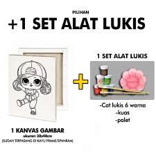 Mainkan game dora dan mendandani ala putri disney serta game merias, memasak, dan ciuman. Kanvas Lukis Anak Lol Surprises 30 X 40 Cm Coloring Mewarnai Melukis Drawing Shopee Indonesia