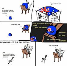 Great Emu War Australia Emu Emu War Fun Comics History Memes