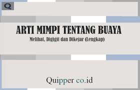 Ketahui makna mimpi melihat buaya samada bilangannya hanya seekor ataupun lebih daripada seekor buaya. 18 Arti Mimpi Tentang Buaya Melihat Digigit Dan Dikejar Lengkap