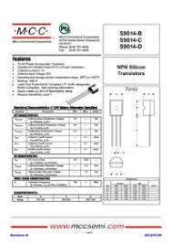 9014 Datasheet Equivalent Cross Reference Search