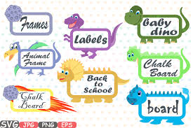 Download Dinosaur Chalk Board Frames Svg Dino Chalkboard Frames Digital Download Borders Labels Party Cutting File Svg Eps Png Jpg Vinyl Sale 216as 64922 Svgs Design Bundles