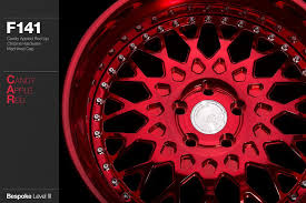 Avant Garde Wheels Custom Colors Avant Garde Wheels Wheel Candy Apple Red