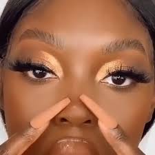 Dark skin makeup