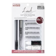 40 last clusters, each holds 20 lash strands. Kiss Lash Couture Luxtensions Collection London Drugs