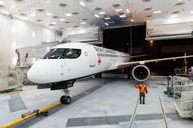 Air canada (ac) is canada's largest airline serving more than 200 destinations on six continents. The First A220 For Air Canada Rolls Out Of The Painting Hangar Commercial Aircraft Airbus