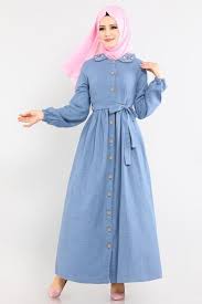 Modaselvim Elbise Dugmeli Keten Elbise 5082se379 Mavi Elbise Elbiseler Kiyafet