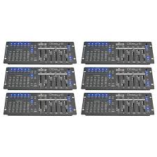 Chauvet 6 Channel Dmx Universal Dj Lighting Controller Up To 6 Fixtures 6 Pack Walmart Com Walmart Com