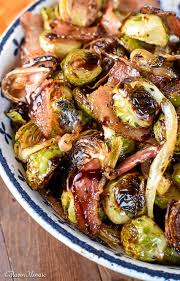 Season with salt and pepper. Roasted Brussels Sprouts With Bacon And Balsamic Flavor Mosaic