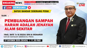 (c)hakcipta terpelihara 2003, majlis perbandaran seberang perai. Majlis Bandaraya Seberang Perai Live Facebook