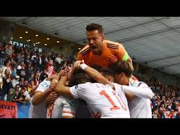 El conjunto de luis de la fuente, después de una magnifica fase de clasificación, espera vencer a croacia para llegar a semifinales y continuar su defensa del título. Mi Reaccion A Espana Vs Croacia Europeo Sub 21