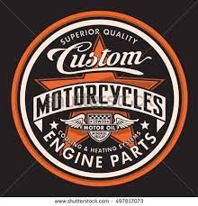 Motorcycle Typography T Shirt Graphics Vectors Logo Tasarimi Baski Yazi Fontlari