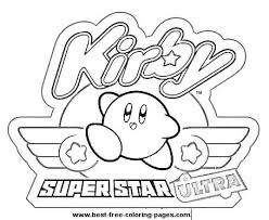 Kirby Super Star Coloring Page 2 Best Free Coloring Pages Com Star Coloring Pages Coloring Pages Kirby