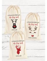 Hotte Noel Personnalisable En 2020 Hotte Sac Deco Originale