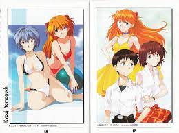 souryuu asuka langley, ayanami rei, ikari shinji, and kirishima mana (neon  genesis evangelion and 1 more) drawn by yamaguchi_yasushi | Danbooru