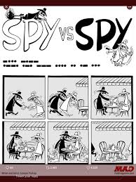 Black And White Spy Cartoon Mad Magazine Was Home To Spy Vs Spy Created By A Cuban Refugee Who Didn T Speak English And Was Able To Portray The Petti Comedy Cartoon Spy Editorial Cartoon