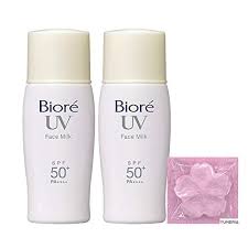Its lightweight texture applies easily and absorbs. Biore Uv Sarasara Face Milk 30ml Sunscreen Spf50 Pa Latest Package Set Of 2 With Yumeria Original Sakura Compressed Hand Towel Face Milk Buy Online In Angola At Angola Desertcart Com Productid 64134158