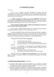 Esquema de el defensor del pueblo para oposiciones by olga_pérez_81. El Defensor Del Pueblo Apuntes De Ciencias De La Educacion Docsity